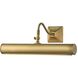 Leo 80 watt 14 inch Aged Brass Picture Light Wall Light